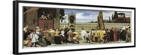 Cimabue's Celebrated Madonna Is Carried in Procession Through the Streets of Florence, 1853-1855-Frederic Leighton-Framed Giclee Print