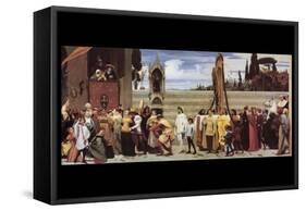 Cimabue's Celebrated Madonna-Frederick Leighton-Framed Stretched Canvas