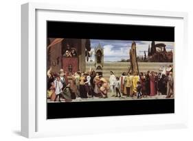 Cimabue's Celebrated Madonna-Frederick Leighton-Framed Art Print