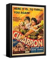 Cimarron, Irene Dunne, Richard Dix, 1931-null-Framed Stretched Canvas