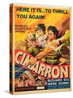 Cimarron, Irene Dunne, Richard Dix, 1931-null-Stretched Canvas