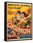 Cimarron, Irene Dunne, Richard Dix, 1931-null-Framed Stretched Canvas