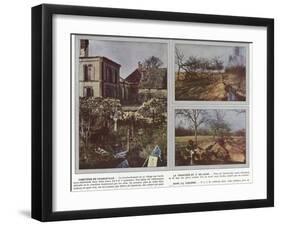 Cimetiere De Charleville, La Tranchee Du 2E De Ligne, Dans La Sabliere-Jules Gervais-Courtellemont-Framed Photographic Print