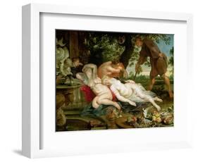 Cimon and Iphigenia, 1617-Peter Paul Rubens-Framed Giclee Print