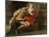 Cimon and Pero, C.1630-Peter Paul Rubens-Mounted Giclee Print