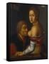 Cimon and Pero (Caritas Romana)-Georg Pencz-Framed Stretched Canvas