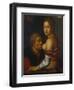 Cimon and Pero (Caritas Romana)-Georg Pencz-Framed Giclee Print