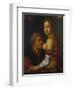 Cimon and Pero (Caritas Romana)-Georg Pencz-Framed Giclee Print