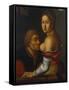 Cimon and Pero (Caritas Romana)-Georg Pencz-Framed Stretched Canvas