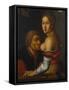 Cimon and Pero (Caritas Romana)-Georg Pencz-Framed Stretched Canvas