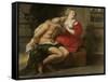 Cimon and Pero, Roman Charity-Peter Paul Rubens-Framed Stretched Canvas