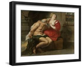 Cimon and Pero, Roman Charity-Peter Paul Rubens-Framed Art Print