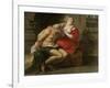 Cimon and Pero, Roman Charity-Peter Paul Rubens-Framed Art Print