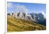 Cimon della Pala, Cima della Vezzana, Cima dei Bureloni. Peaks towering over Val Venegia.-Martin Zwick-Framed Photographic Print