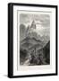 Cimon Della Pala, Cimone, Dolomites, Italy, 19th Century-null-Framed Giclee Print