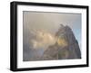 Cimon Della Pala. Peaks towering over Val Venegia seen from Passo Costazza.-Martin Zwick-Framed Premium Photographic Print