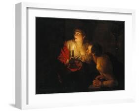 Cimon Und Pero-Gerrit van Honthorst-Framed Giclee Print