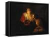 Cimon Und Pero-Gerrit van Honthorst-Framed Stretched Canvas