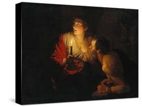 Cimon Und Pero-Gerrit van Honthorst-Stretched Canvas