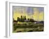 Cincinnati Abstract Skyline II-Emma Moore-Framed Art Print