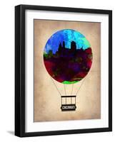 Cincinnati Air Balloon-NaxArt-Framed Art Print