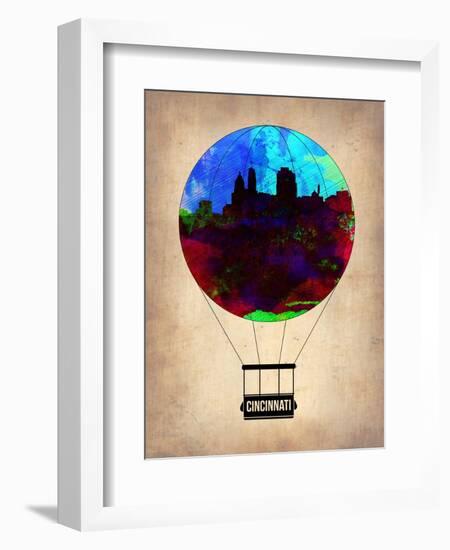 Cincinnati Air Balloon-NaxArt-Framed Art Print