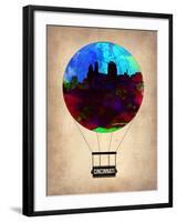 Cincinnati Air Balloon-NaxArt-Framed Art Print