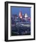 Cincinnati and Ohio Rvier, Ohio, USA-Walter Bibikow-Framed Photographic Print