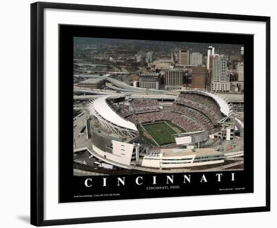 Cincinnati Bengals - Paul Brown Stadium-Brad Geller-Framed Art Print