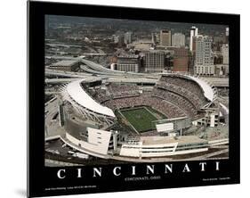 Cincinnati Bengals - Paul Brown Stadium-Brad Geller-Mounted Art Print