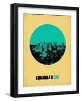 Cincinnati Circle Poster 2-NaxArt-Framed Art Print