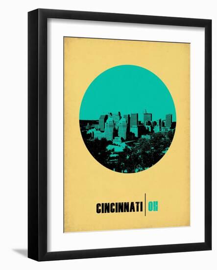 Cincinnati Circle Poster 2-NaxArt-Framed Art Print