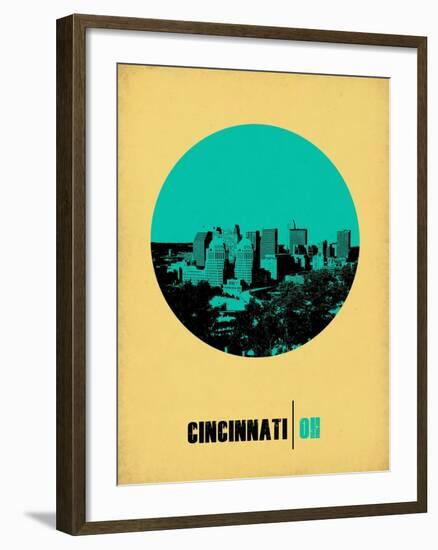 Cincinnati Circle Poster 2-NaxArt-Framed Art Print