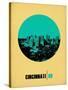 Cincinnati Circle Poster 2-NaxArt-Stretched Canvas