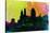 Cincinnati City Skyline-NaxArt-Stretched Canvas