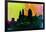 Cincinnati City Skyline-NaxArt-Framed Art Print