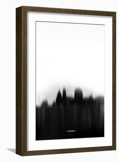 Cincinnati Downtown-NaxArt-Framed Art Print