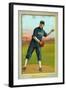 Cincinnati, OH, Cincinnati Reds, Bill Burns, Baseball Card-Lantern Press-Framed Art Print