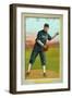 Cincinnati, OH, Cincinnati Reds, Bill Burns, Baseball Card-Lantern Press-Framed Art Print