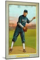 Cincinnati, OH, Cincinnati Reds, Bill Burns, Baseball Card-Lantern Press-Mounted Art Print