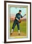Cincinnati, OH, Cincinnati Reds, Bill Burns, Baseball Card-Lantern Press-Framed Art Print