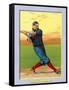 Cincinnati, OH, Cincinnati Reds, Bob Bescher, Baseball Card-Lantern Press-Framed Stretched Canvas