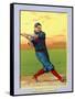 Cincinnati, OH, Cincinnati Reds, Bob Bescher, Baseball Card-Lantern Press-Framed Stretched Canvas