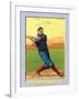 Cincinnati, OH, Cincinnati Reds, Bob Bescher, Baseball Card-Lantern Press-Framed Art Print