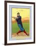 Cincinnati, OH, Cincinnati Reds, Bob Bescher, Baseball Card-Lantern Press-Framed Art Print