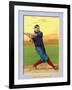 Cincinnati, OH, Cincinnati Reds, Bob Bescher, Baseball Card-Lantern Press-Framed Art Print