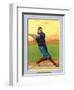 Cincinnati, OH, Cincinnati Reds, Bob Bescher, Baseball Card-Lantern Press-Framed Art Print