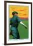 Cincinnati, OH, Cincinnati Reds, Bob Ewing, Baseball Card-Lantern Press-Framed Art Print