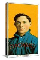 Cincinnati, OH, Cincinnati Reds, Bob Spade, Baseball Card-Lantern Press-Stretched Canvas