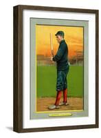 Cincinnati, OH, Cincinnati Reds, Clark Griffith, Baseball Card-Lantern Press-Framed Art Print